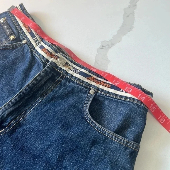 Karl Kani‎ Denim Jean Shorts. Detailed  waistband. Size 10 - Picture 11 of 14